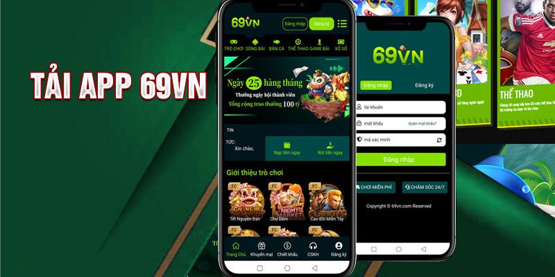 Quy trình tải app 69VN về điện thoại 